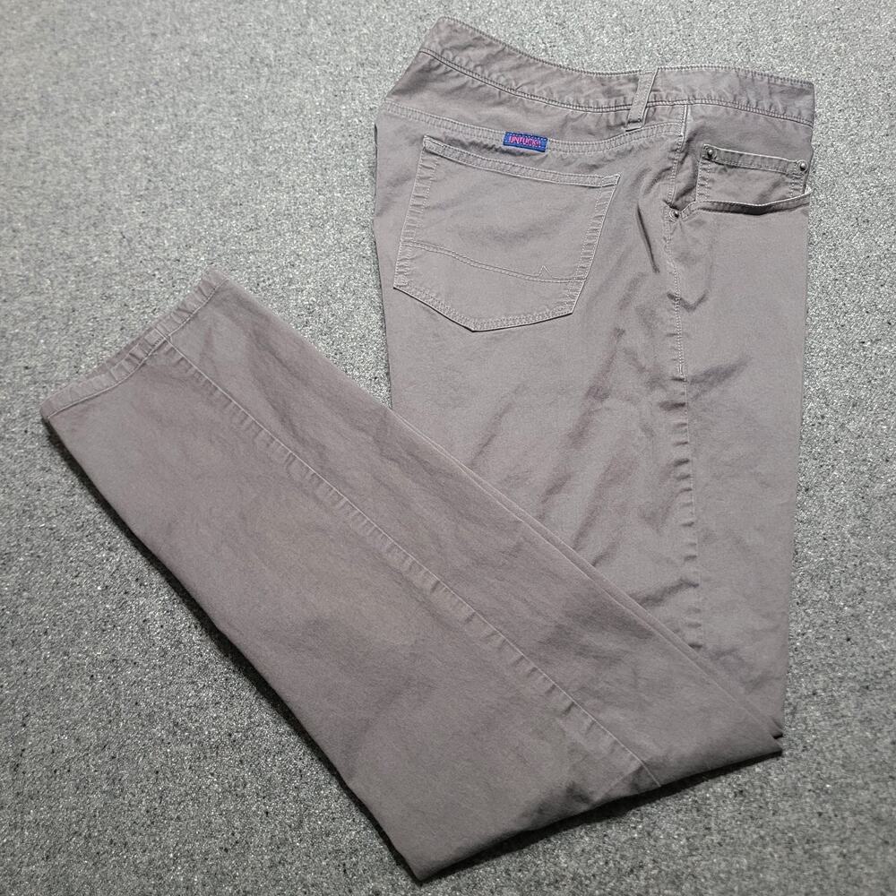 Untuckit Pants Mens 34x32 Gray 5 Pocket Straight Fit Jeans Pima Stretch Casual